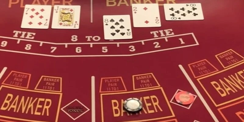 Trò baccarat được nhiều người yêu thích tại HI88